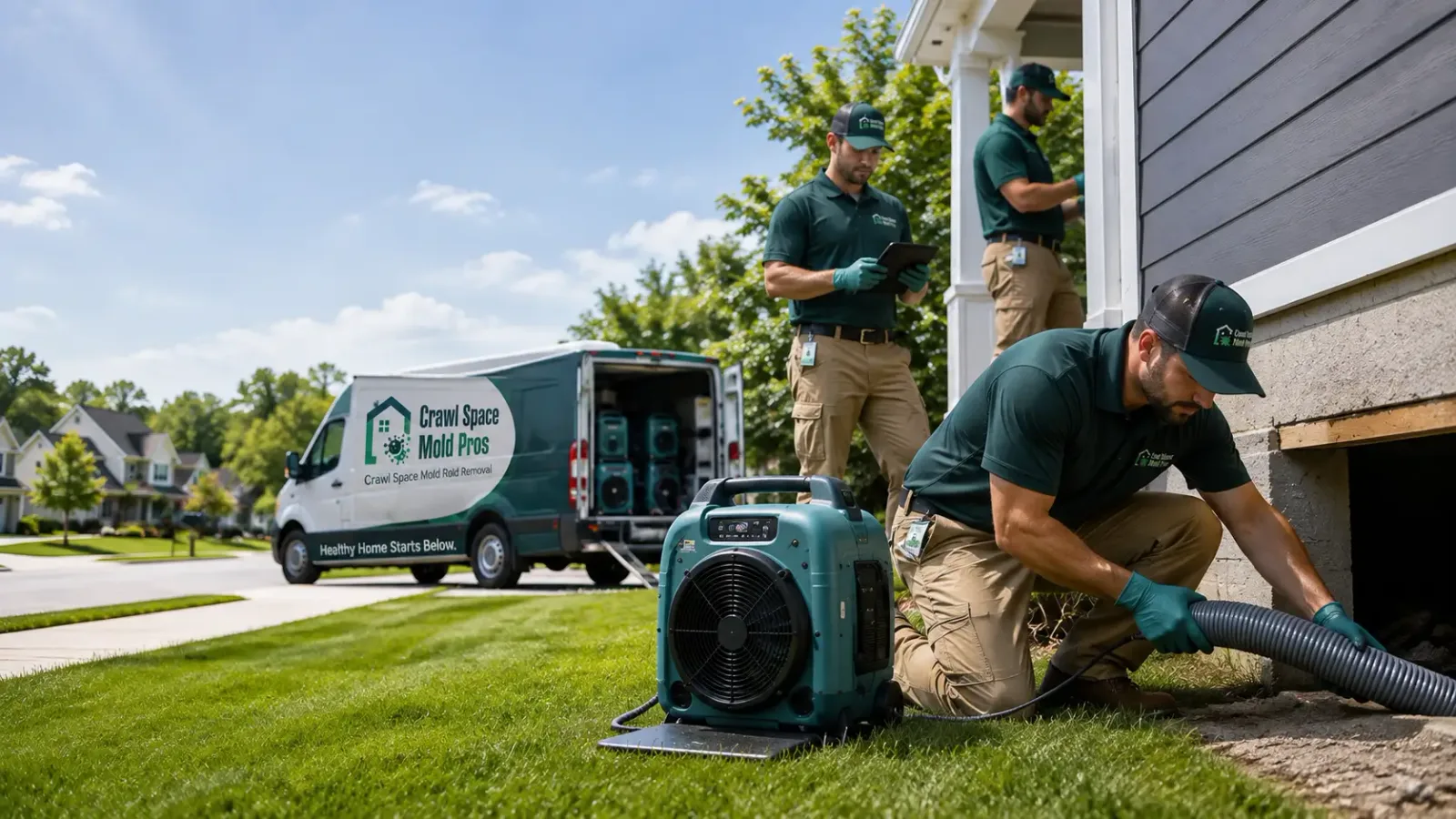 Crawl Space Mold Removal in Manila, UT